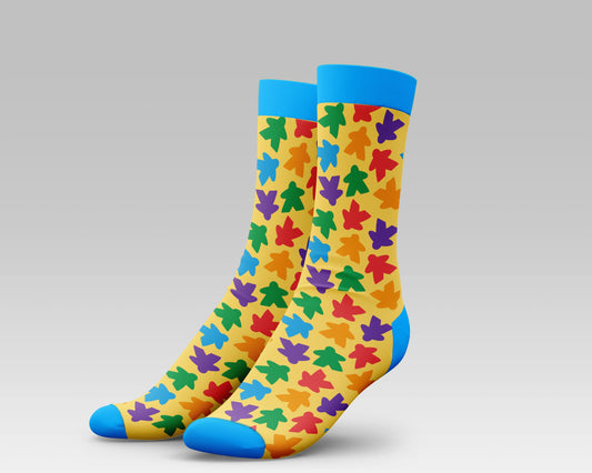 Meeple Yellow Socks