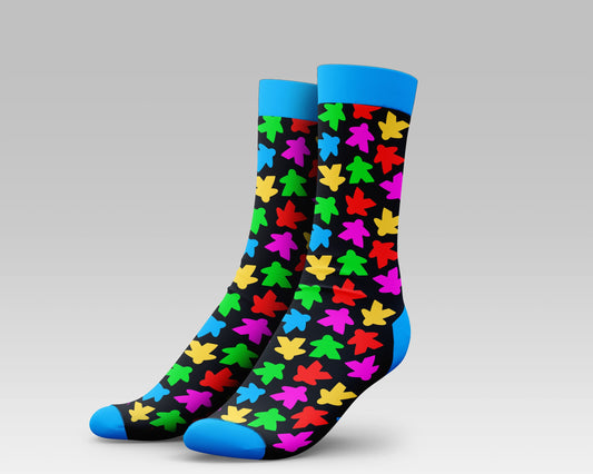 Meeple Black Socks